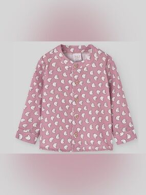 PAZ RODRIGUEZ Printed Gauze Button Front Blouse - 5